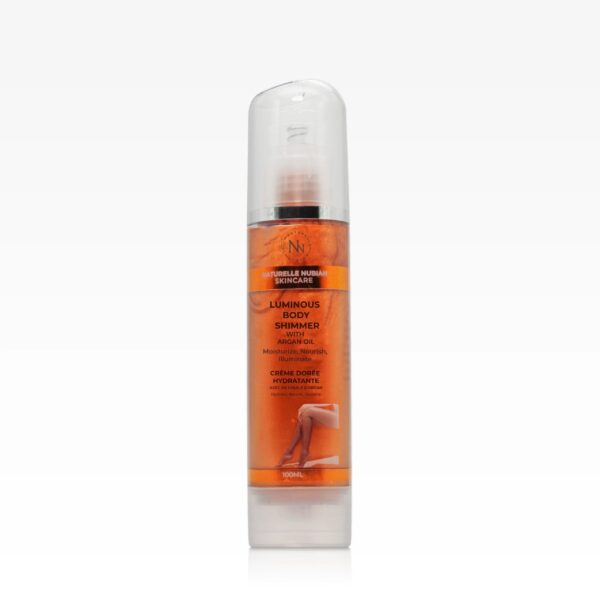SHIMMER CORPS LUMINEUX – À L'HUILE D'ARGAN (MARRON) CREME BRILLANTE DOREE