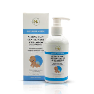 GEL DOUCHE ET SHAMPOOING A LA CAMOMILLE POUR BEBE - NATURELLE NUBIAN