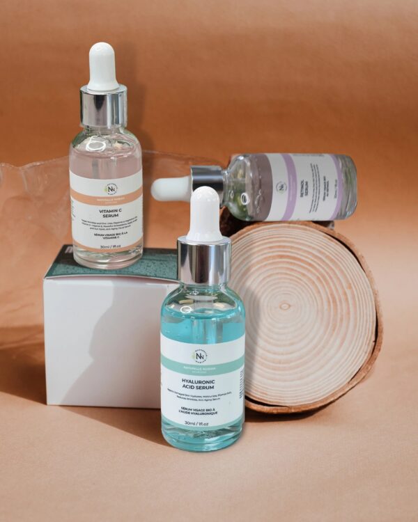 TRIO DE SÉRUM POUR VISAGE - NATURELLE NUBIAN – Image 3