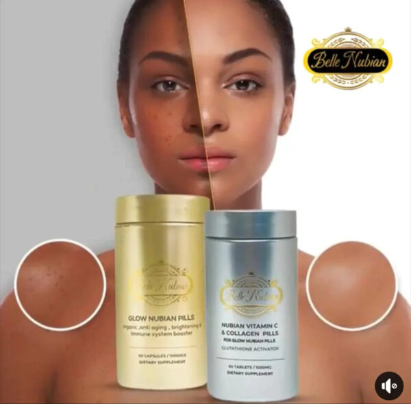 2 BOITES GLOW NUBIAN + 1 BOITE VITAMINE C & COLLAGENE – Image 5