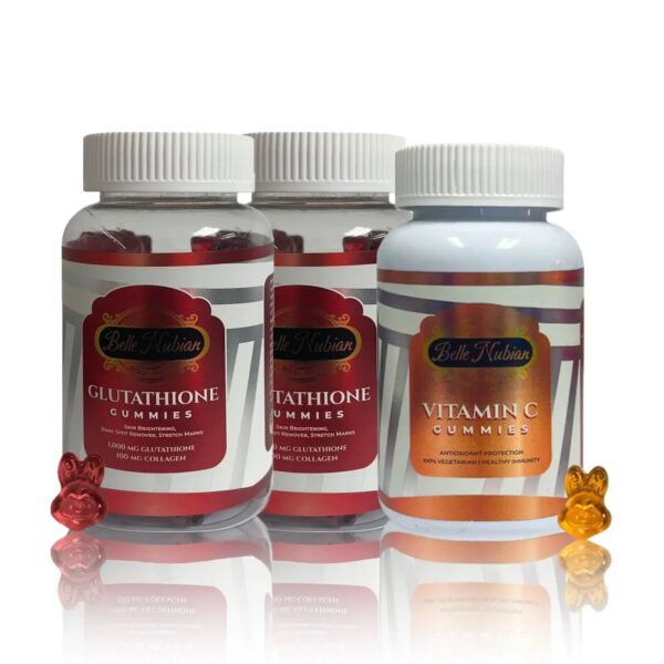 KIT 2 GUMMIES GLUTA + 1 GUMMIE VITAMINE C